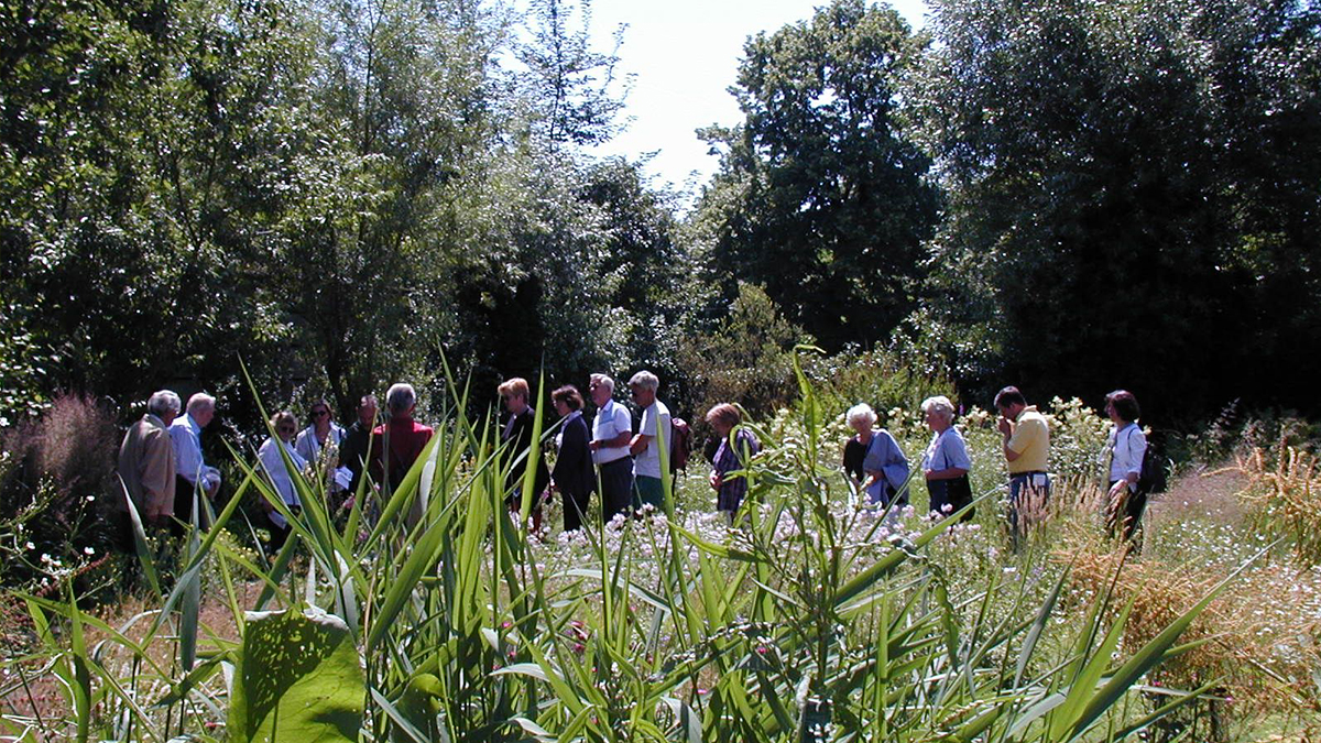Im Zeigerpflanzen-Garten, "Offene Gartenpforte" 2004