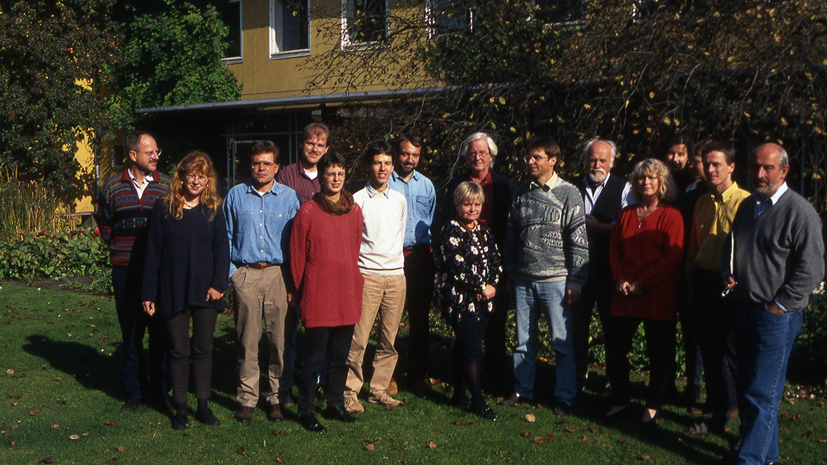 Das Team am Institut für Landschaftspflege und Naturschutz 1996